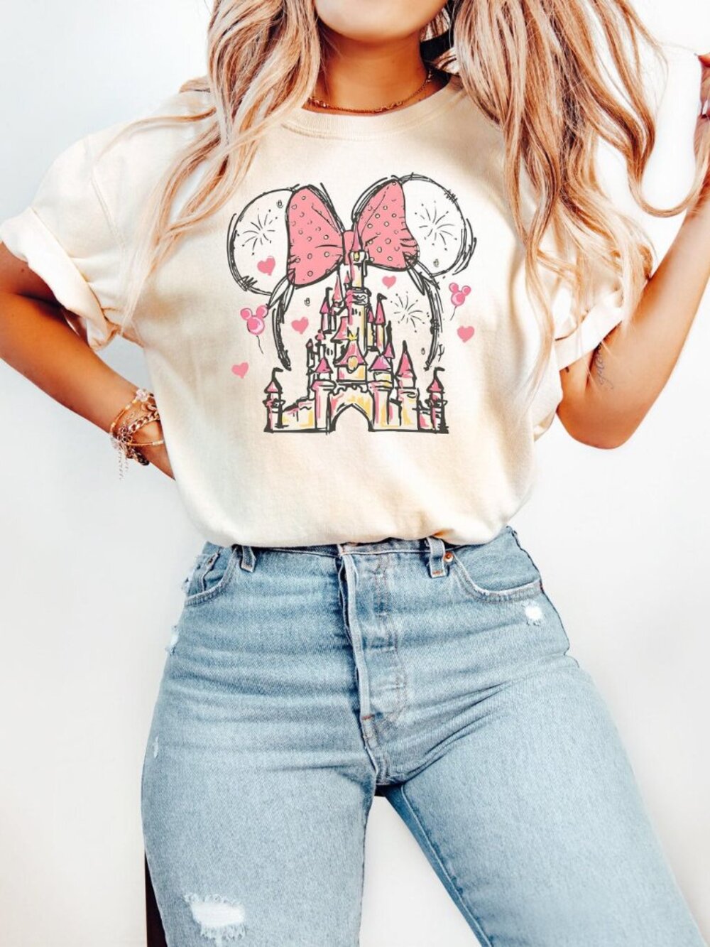 Disney Minnie Mouse Castle Shirt, Magic Kingdom Family Shirt, Disney Shirt - Picture 2 of 2